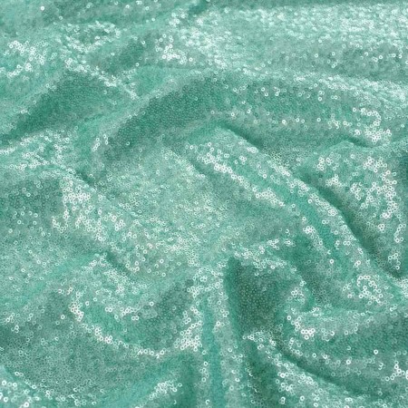 Green irregular micro sequins