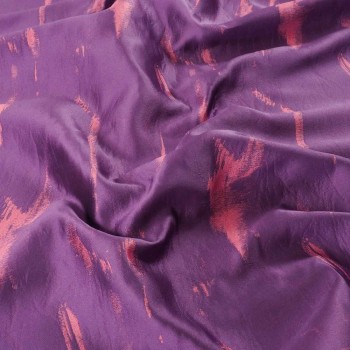 Pink/violet marble jacquard