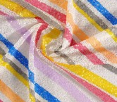 Multicolor rainbow sequins