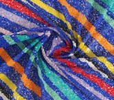 Rainbow sequins multicolor azul