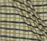 Lino bordado geometrico ivory