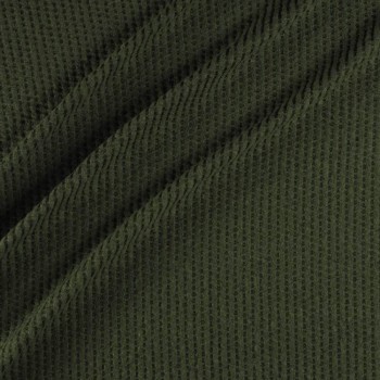 Kaki wool jacquard