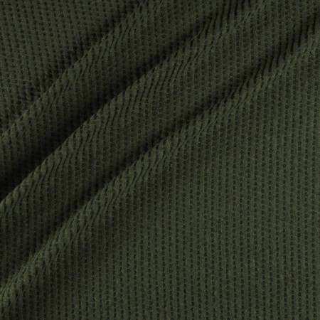 Kaki wool jacquard