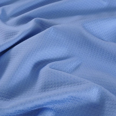 Jacquard tinto pezza azul