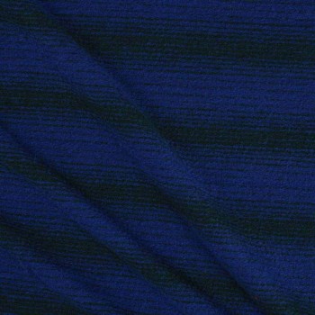 Jacquard lana verde azul