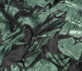 Jacquard lame verde